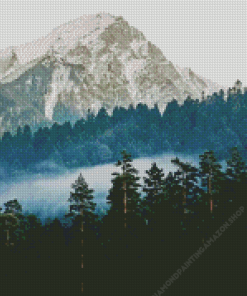 Forest And Mountain Diamond Painting