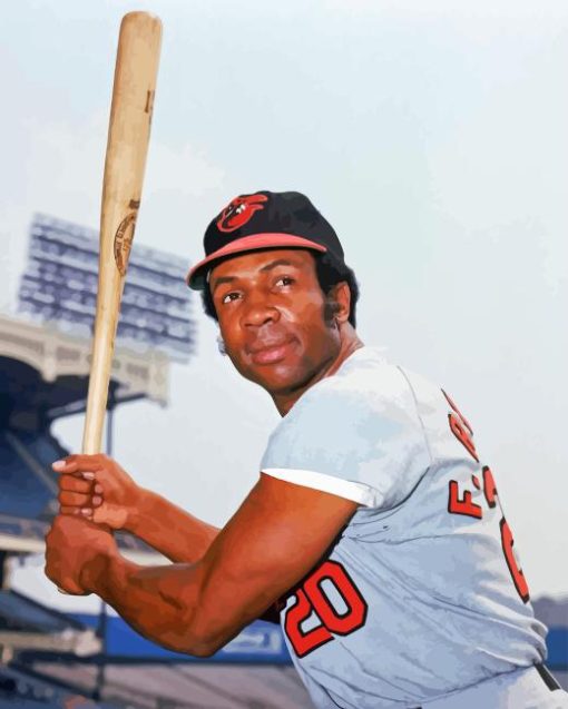 Frank Robinson Baseballer Diamond Painting