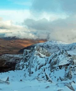 Glyder Fawr Snowdon Diamond Painting