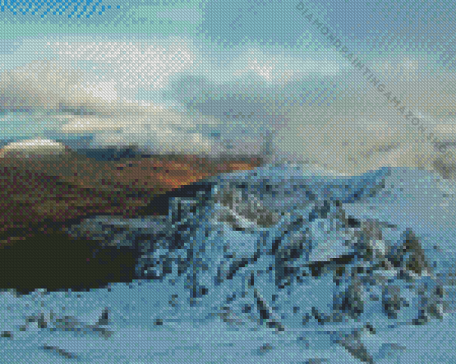 Glyder Fawr Snowdon Diamond Painting