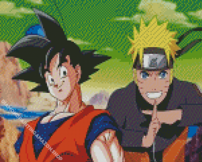 Goku Naruto Anime Diamond Painting