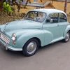 Grey Morris Minor Car Diamond Painting