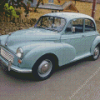 Grey Morris Minor Car Diamond Painting