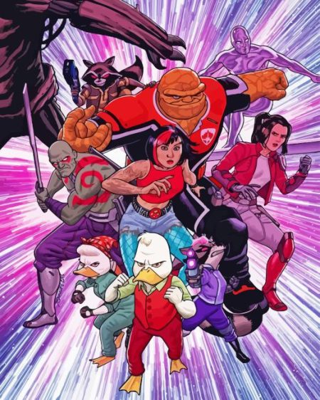 Howard The Duck Characters Diamond Painting