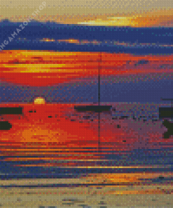 Ile De Re Sunset Diamond Painting