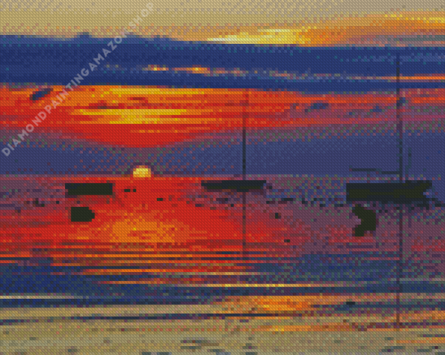 Ile De Re Sunset Diamond Painting