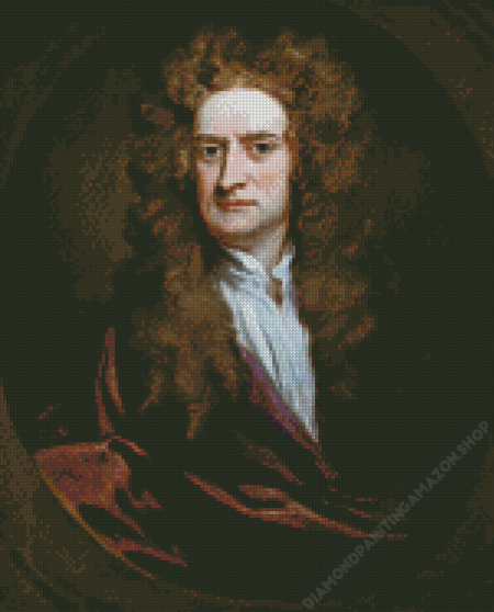 Isaac Newton Diamond Painting