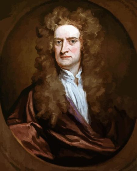 Isaac Newton Diamond Painting