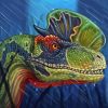 Jurassic Park Dilophosaurus Diamond Painting