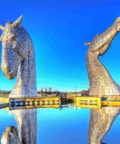 Kelpies Of Scotland Diamond Painting