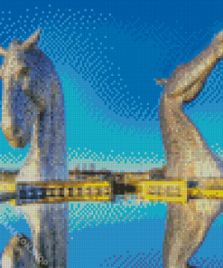 Kelpies Of Scotland Diamond Painting