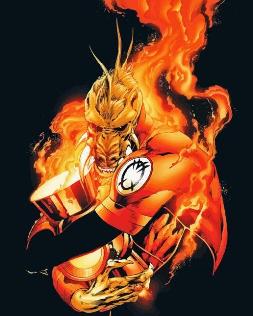 Larfleeze Supervillain Diamond Painting