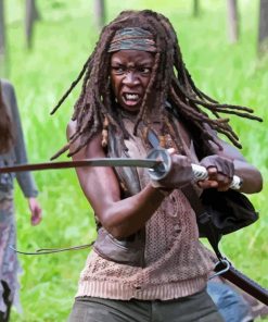 Michonne Diamond Painting