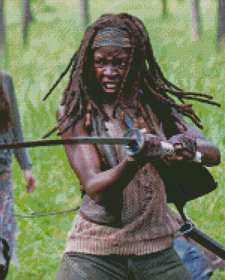 Michonne Diamond Painting