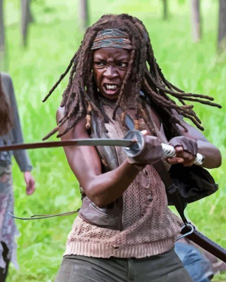 Michonne Diamond Painting