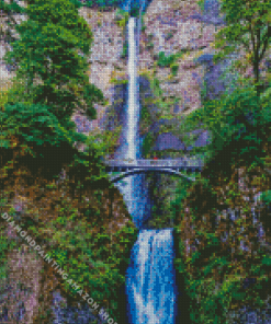 Multnomah Falls Diamond Painting