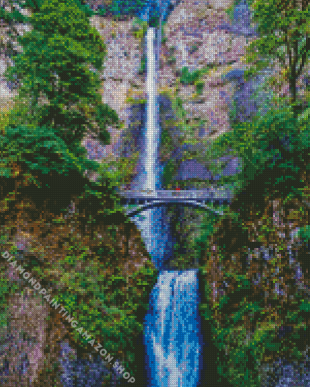 Multnomah Falls Diamond Painting