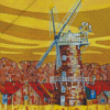 Norfolk Cley Windmill Diamond Painting