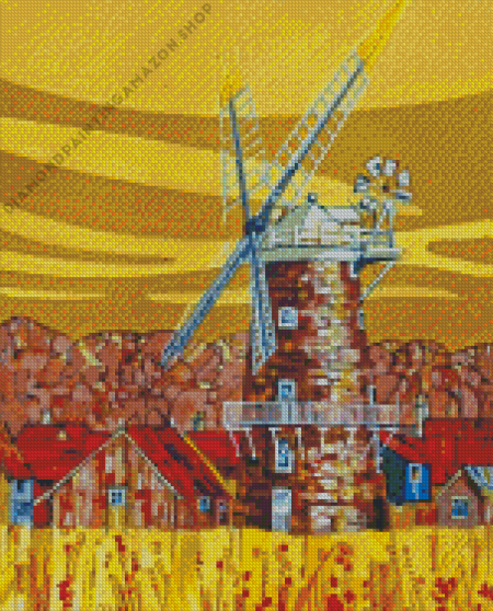 Norfolk Cley Windmill Diamond Painting