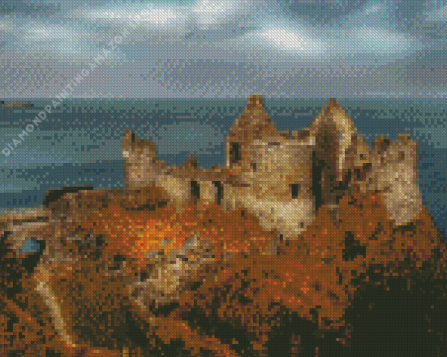 Old Castle Dunluce Diamond Painting