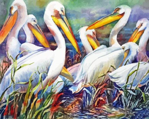 Pelican Birds Art Diamond Painting