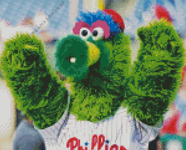 Phillies Phanatic Diamond Painting