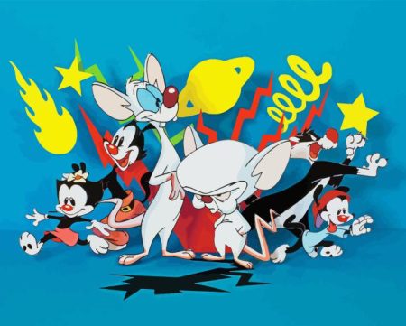 Pinky And The Brain Diamond Painting