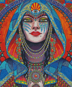 Psychedelic Woman Diamond Painting