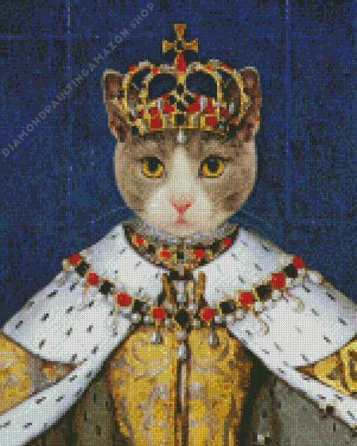 Queen Kitty Diamond Painting