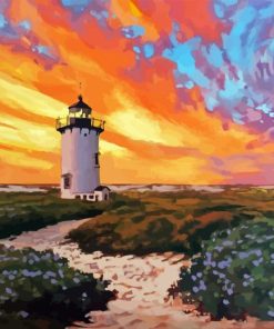 Race Point Lighthouse Diamond Painting