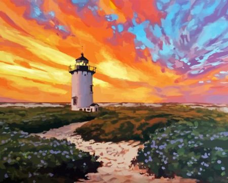 Race Point Lighthouse Diamond Painting