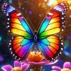 Rainbow Butterfly Diamond Painting