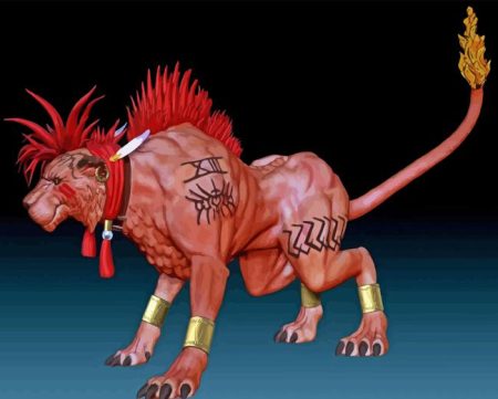 Red XIII Diamond Painting