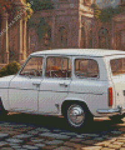 Retro Renault R8 Diamond Painting