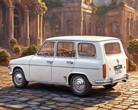 Retro Renault R8 Diamond Painting