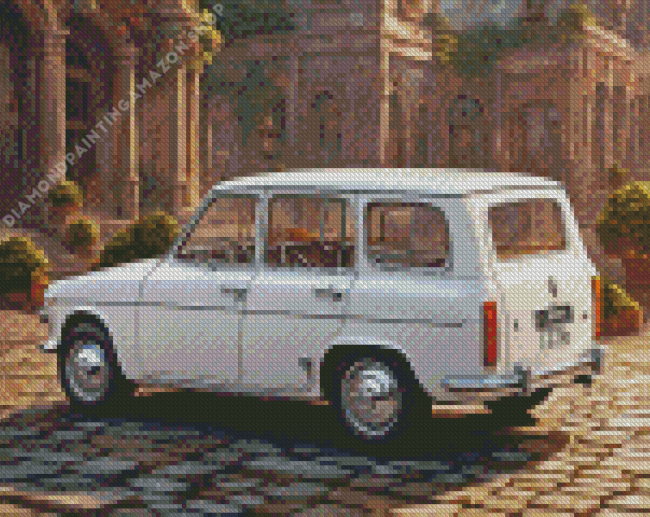 Retro Renault R8 Diamond Painting