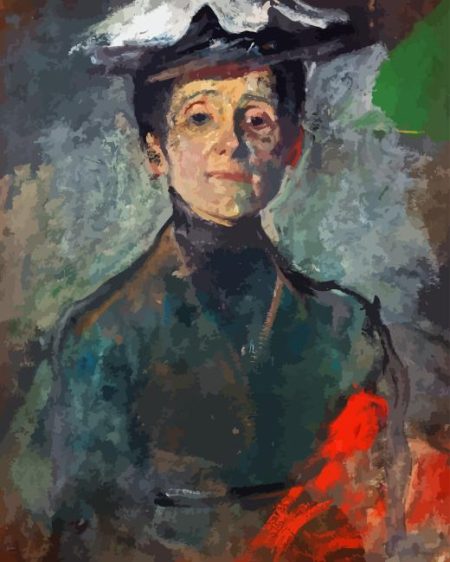 Self Portrait With Flowers Diamond Painting