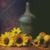 Sunflowers And Lemons Diamond Painting