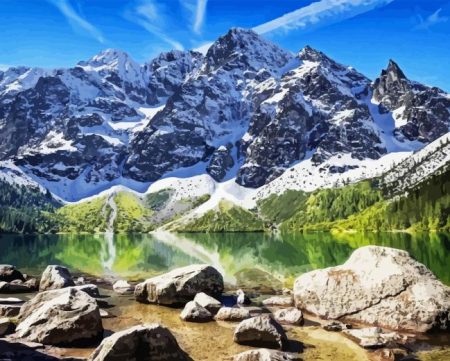 Tatra Mountains Diamond Painting