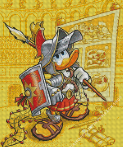 The Warrior Duck Diamond Painting