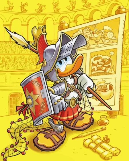 The Warrior Duck Diamond Painting