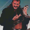 The Wrestler Jake Roberts Diamond Painting