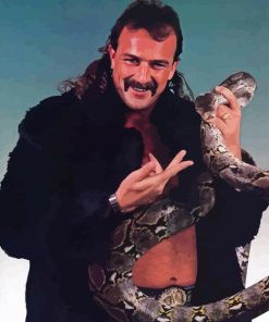 The Wrestler Jake Roberts Diamond Painting