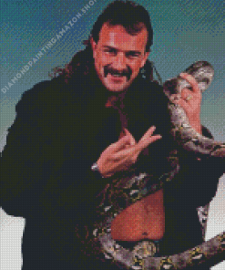 The Wrestler Jake Roberts Diamond Painting