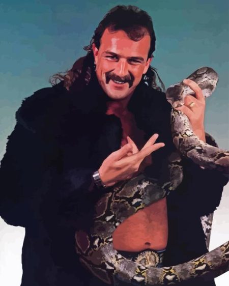 The Wrestler Jake Roberts Diamond Painting