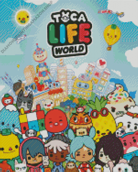 Toca Boca Diamond Painting