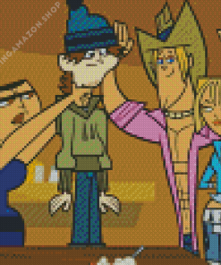 Total Drama Diamond Painting