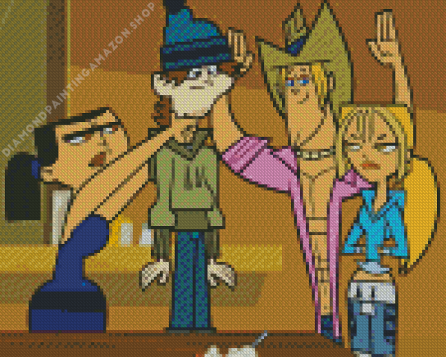 Total Drama Diamond Painting