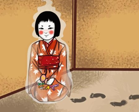 Zashiki Warashi Diamond Painting