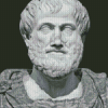 Black And White Aristotle Diamond Painting